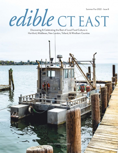 Cover of the Summer 2022 issue of Edible CT East magazine